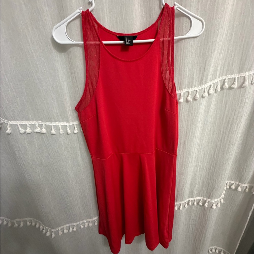 H&M pink A-line dress